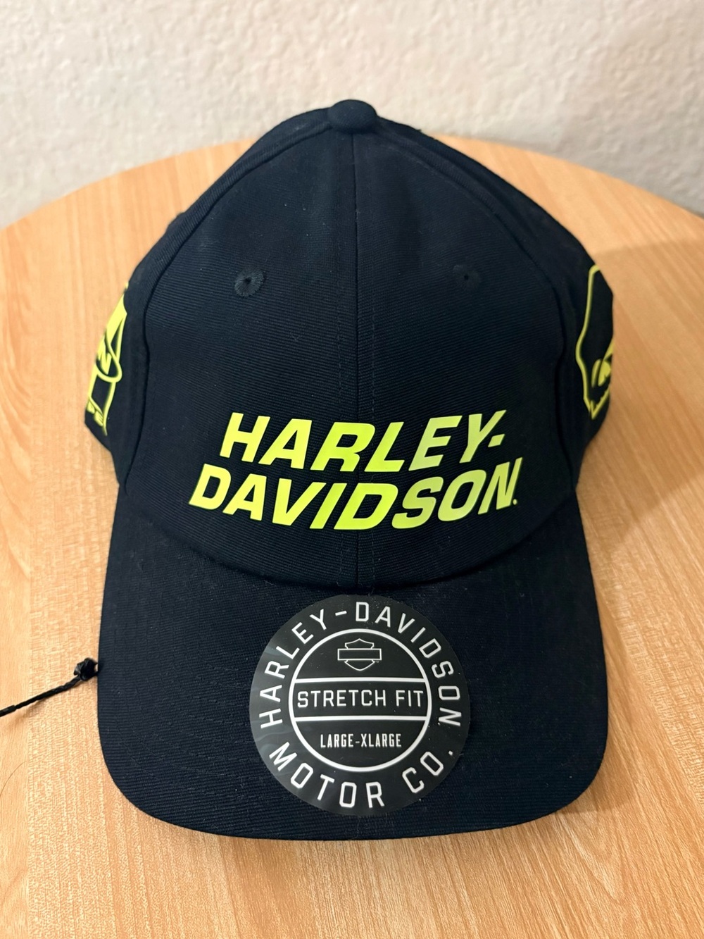 Harley-Davidson Willie G Skull Viper Waxed Style Cap Black Men’s Size L/XL New